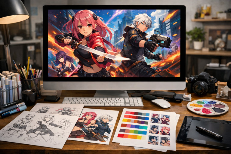 How Anime’s Unique Visual Style is Shaping Modern Graphic Design