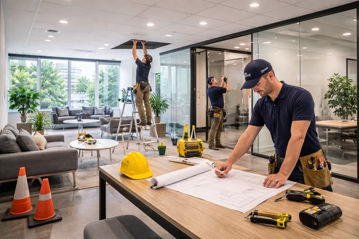 A Warehouse Office Buildout Runs Smoother When Debris Leaves Sorted