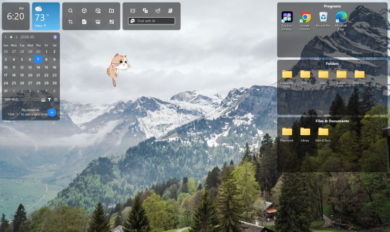 iTop Easy Desktop for a clean and organized workspace