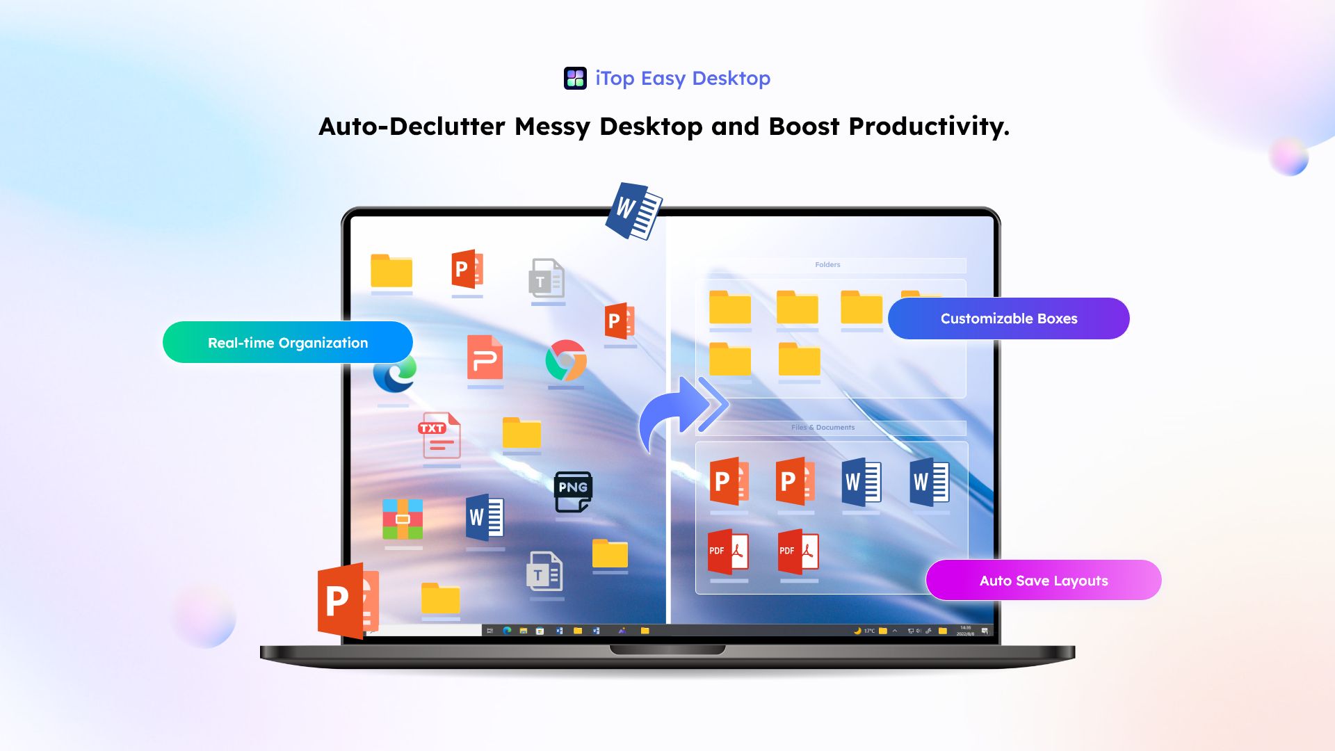 iTop Easy Desktop for a clean and organized workspace