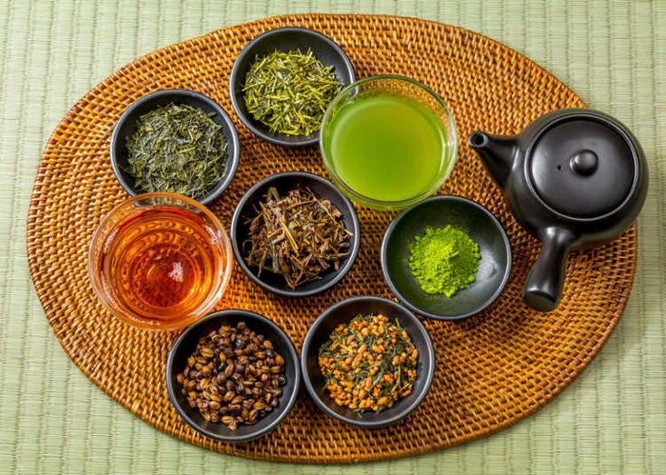 Selection of unique Japanese tea varieties from Japan
